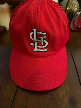 MLB St. Louis Cardinals Red Hat with White Embroidered Logo